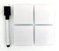 5 Piece Dry Erase Magnet Set w/ Marker